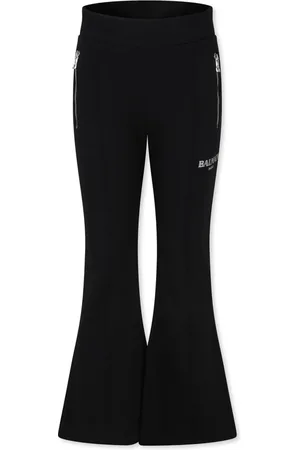 Balmain Pantalon de jogging évasé à logo imprimé
