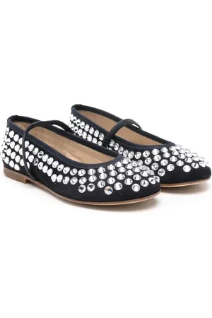 GALLUCCI Ballerines à ornements en cristal