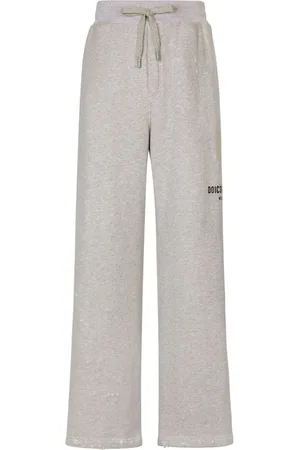 Dolce & Gabbana Pantalon de jogging en coton à logo imprimé
