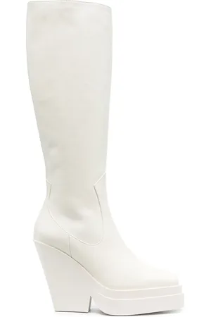 Gia Borghini Bottes en cuir 120 mm