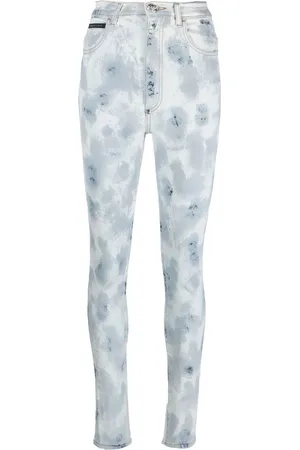 Philipp Plein Legging tie dye à taille haute
