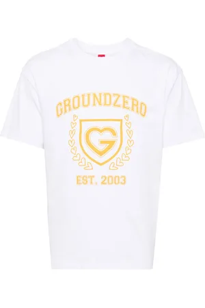 Ground Zero T-shirt en coton à logo imprimé