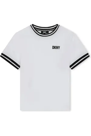 DKNY T-shirt en coton biologique à logo imprimé