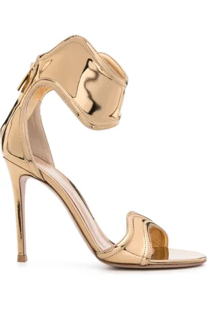 Gianvito Rossi Sandales métallisées Lucrezia 105 mm