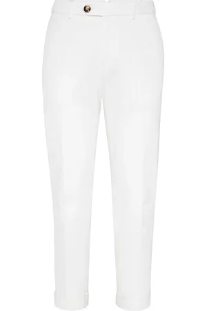 Brunello Cucinelli Pantalon à coupe droite