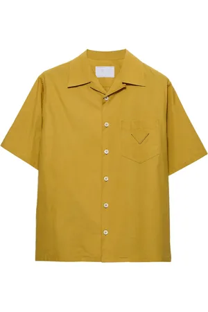Prada Chemise à patch logo
