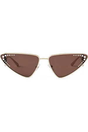 Jimmy Choo Lunettes de soleil Kristal à monture géométrique