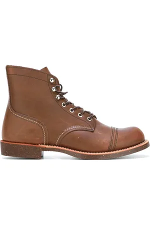 Red Wing Bottines lacées à détails de surpiqûres