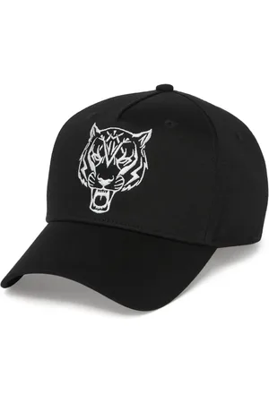 Philipp Plein Casquette Tiger en paille