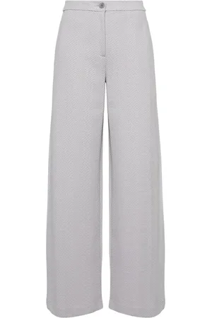 Emporio Armani Pantalon droit à matelassage chevrons