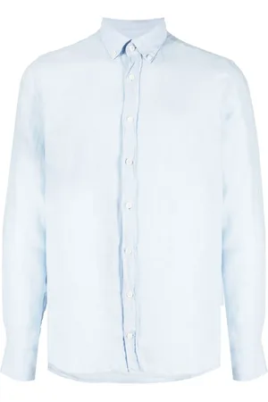 Hackett Chemise en ramie à logo brodé