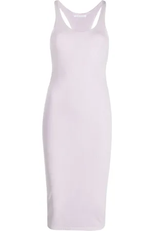 JOHN ELLIOTT Robe mi-longue Mineral en maille fine nervurée