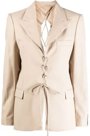 Rokh Blazer lacé à dos ouvert