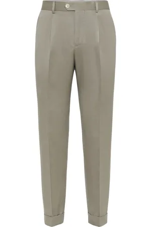 Brunello Cucinelli Pantalon droit à plis