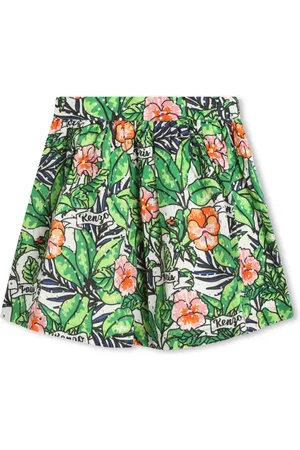 Kenzo Jupe en coton à fleurs