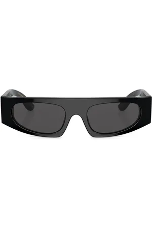 Dolce & Gabbana Lunettes de soleil rectangulaires à plaque logo