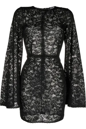 Dolce & Gabbana Robe courte à manches évasées