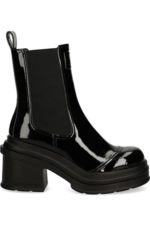 Armani Exchange Bottines à fini verni