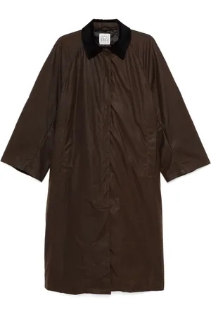 Totême Manteau droit à simple boutonnage