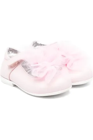 MONNALISA Ballerines volantées en cuir