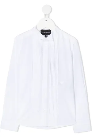 Emporio Armani Chemise à plastron plissé