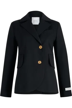 Patou Blazer à taille ceinturée