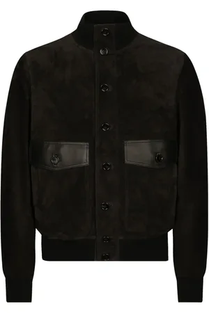 Dolce & Gabbana Veste bomber en cuir