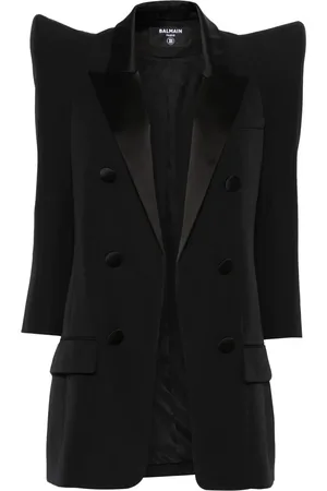 Balmain Manteau à épaulettes