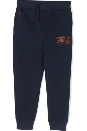 Ralph Lauren Pantalon de jogging en coton à logo brodé