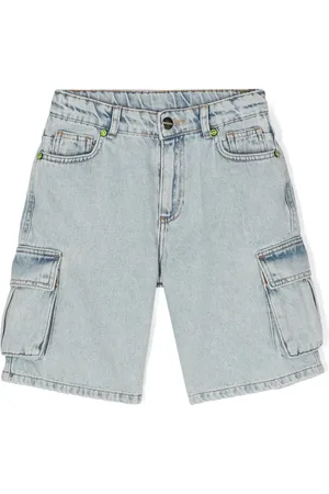 BARROW Short en jean à poches cargo