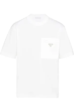 Prada T-shirt Re-Nylon à logo triangulaire