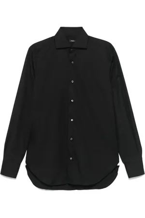 BARBA Chemise à boutonnière sur le devant
