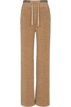 Balmain Pantalon de jogging PB Labyrinth en velours