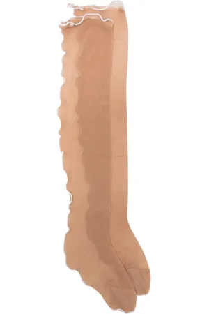 MAISON CLOSE Collants à doublure contrastante