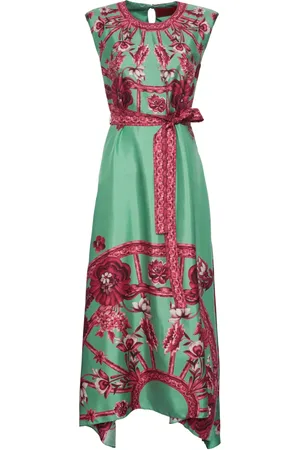 La DoubleJ Robe San Carlo à taille ceinturée