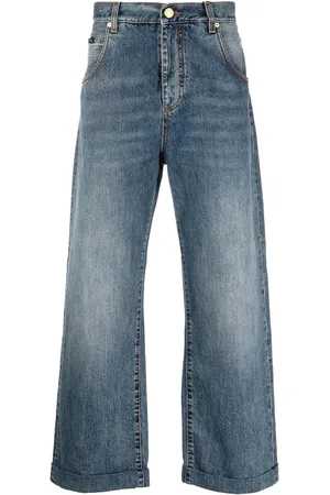 Etro Jean droit à patch logo