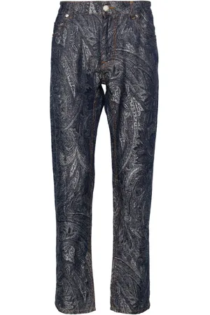 Etro Pantalon droit à motif cachemire