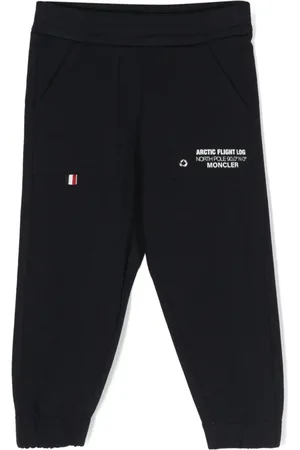 Moncler Pantalon de jogging à slogan imprimé
