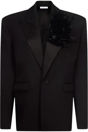 AREA Blazer oversize Flower Corsage