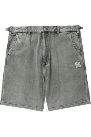 Izzue Short en jean à patch logo