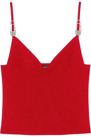 VERSACE Haut crop Safety Pin