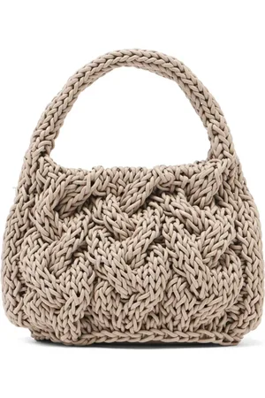 J.W.Anderson Petit sac à main en maille torsadée