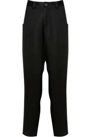 Uma Raquel Davidowicz Pantalon en soie à coupe droite