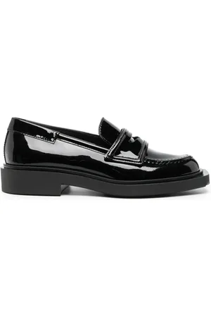 3Juin Mocassins Viola en cuir à fini verni