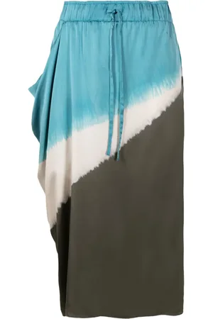 Uma Raquel Davidowicz Jupe mi-longue à imprimé tie dye