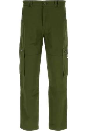Kenzo Pantalon en coton à poches cargo