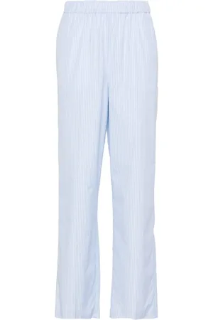Fabiana Filippi Pantalon en coton à rayures