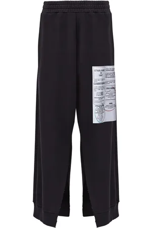Maison Margiela Pantalon évasé à motif numéro