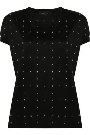 Fabiana Filippi T-shirt à détails de clous