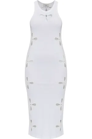 COPERNI Robe mi-longue à découpe avant